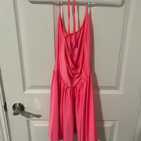 American Apparel Disco Dress Hot Pink - Picture 3 of 4